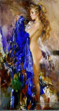 Une jolie femme ISny 20 Impressionniste nue Peinture à l'huile